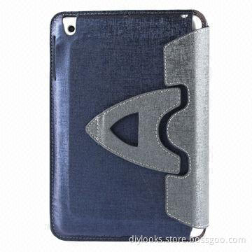 Popular Cross Texture Bracket Leather Case for iPad Mini, Detachable Wireless Bluetooth Keyboard